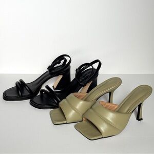 Summer Heeled Sandals - Size 7.5